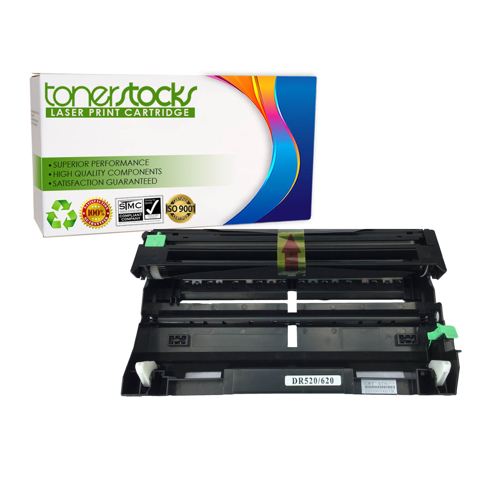 Tonerstocks Compatible DR620 Drum Unit For Brother DCP-8080DN DCP-8085DN MFC-8370 MFC-8480DN MFC-8680DN MFC-8690DW MFC-8880DN MFC-8890DW HL-5340D HL-5350DN HL-5350DNLT, HL-5370DW, HL-5370DWT HL-5380DN