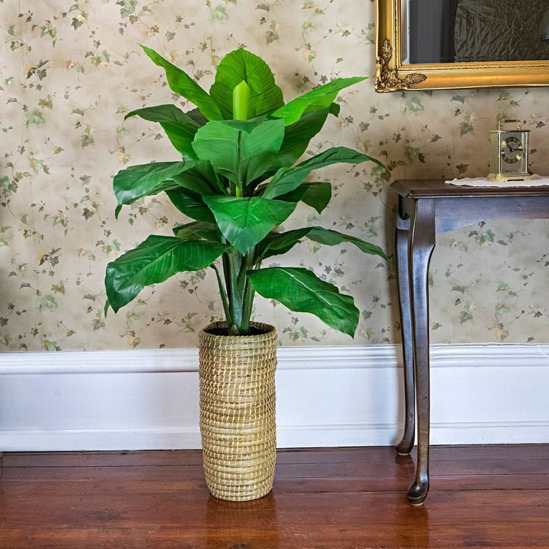 48" x 26" Artificial Spath Plant in Cylinder Basket - LCG Florals