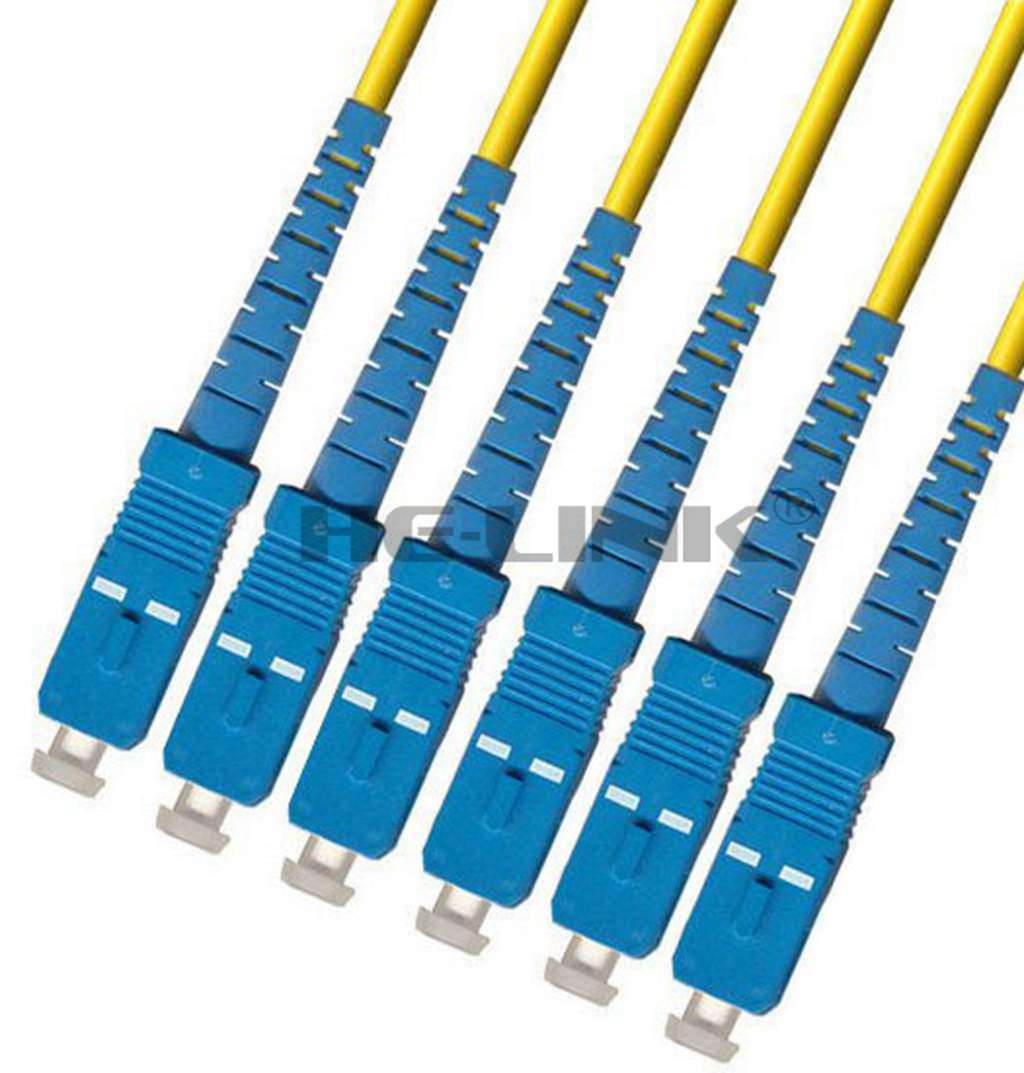400M SC-SC Indoor Armored Singlemode 6 Strands Fiber Optic Cable Patch Cord 9/125