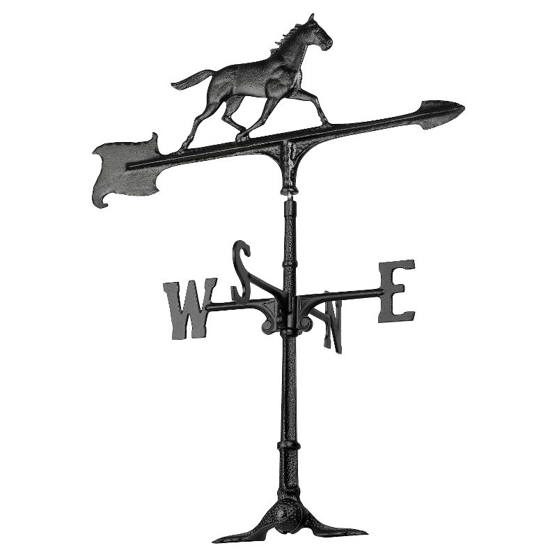 24" Horse Accent Weathervane - Black - Whitehall Products