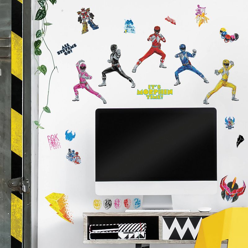 Power Rangers Peel and Stick Wall Decals - RoomMates