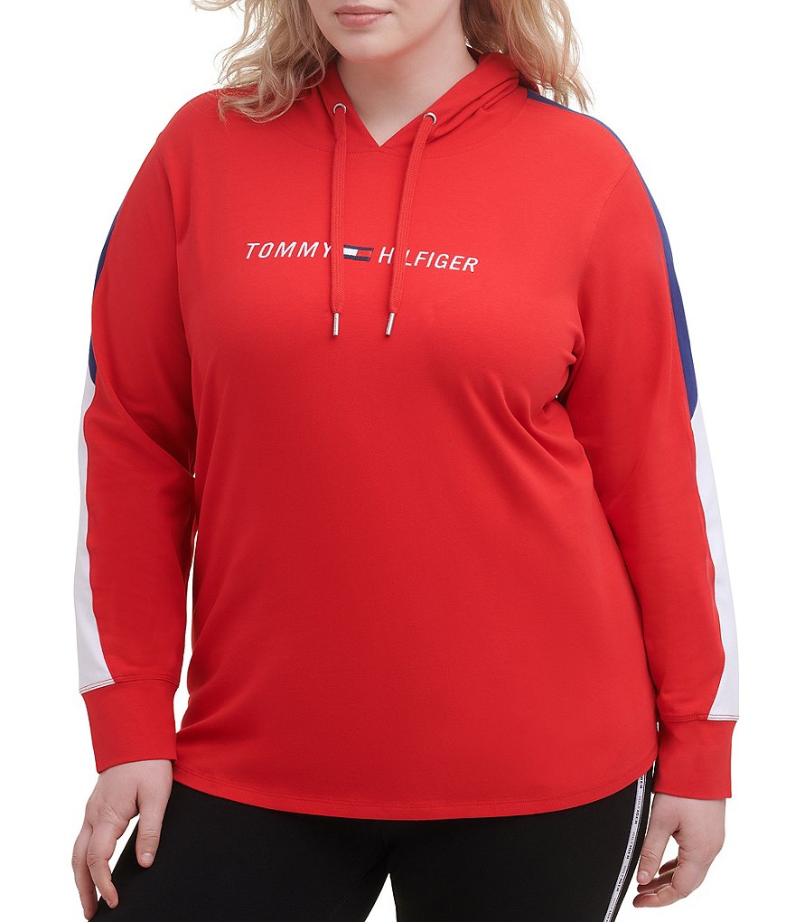 Ruby Rd. Plus Size Ombre Striped 3/4 Sleeve Button Front Long Cardigan