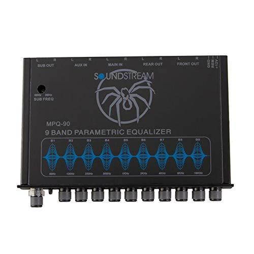 Soundstream MPQ-90 Car 9-Band Equalizer W/ Built-in Pre-amp & Sub Control