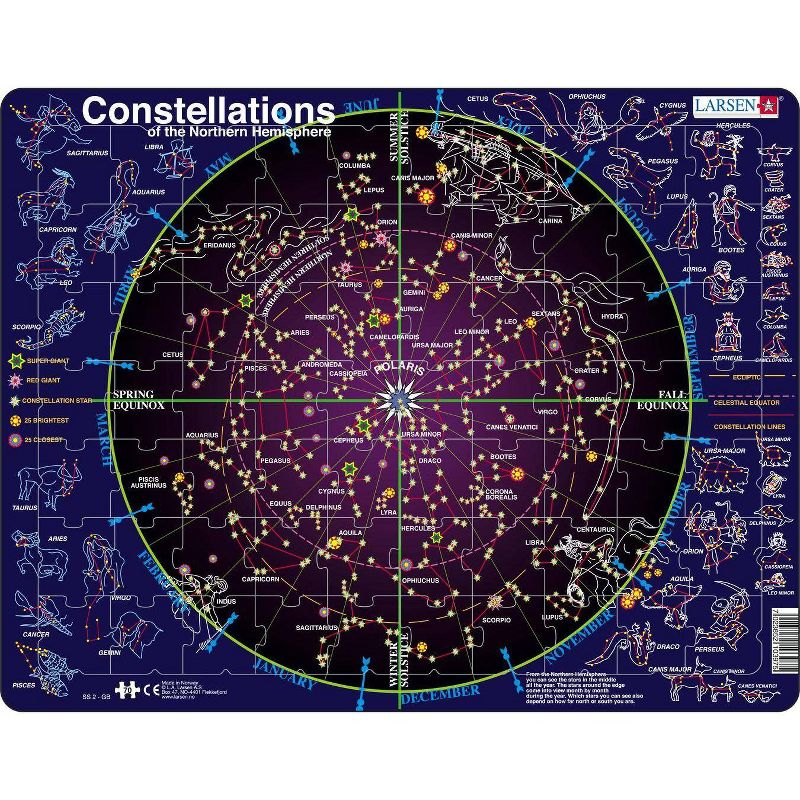 Larsen Puzzles Outer Space Kids Puzzle Set - 2pk