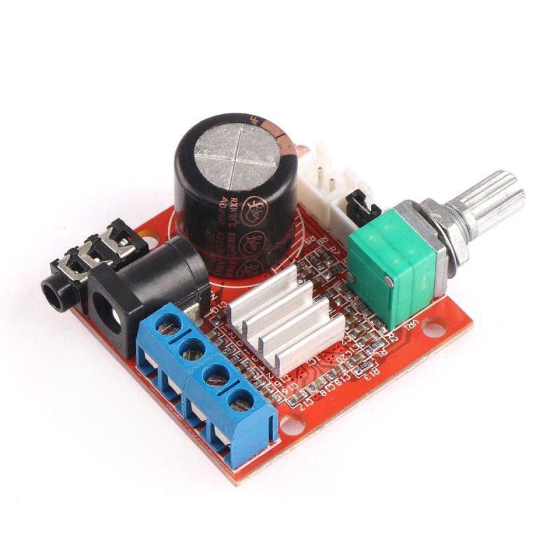 10W +10W PAM8610 D Class Dual-channel HIFI Audio Amplifier Board By Atomic Market
