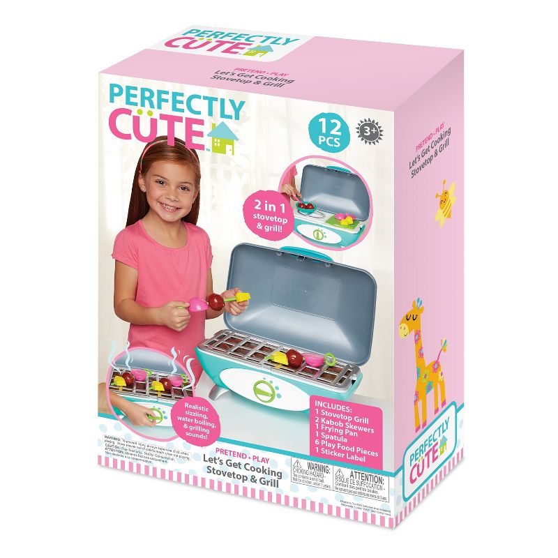 Perfectly Cute Let's Get Cooking Stovetop and Grill 11pc Set