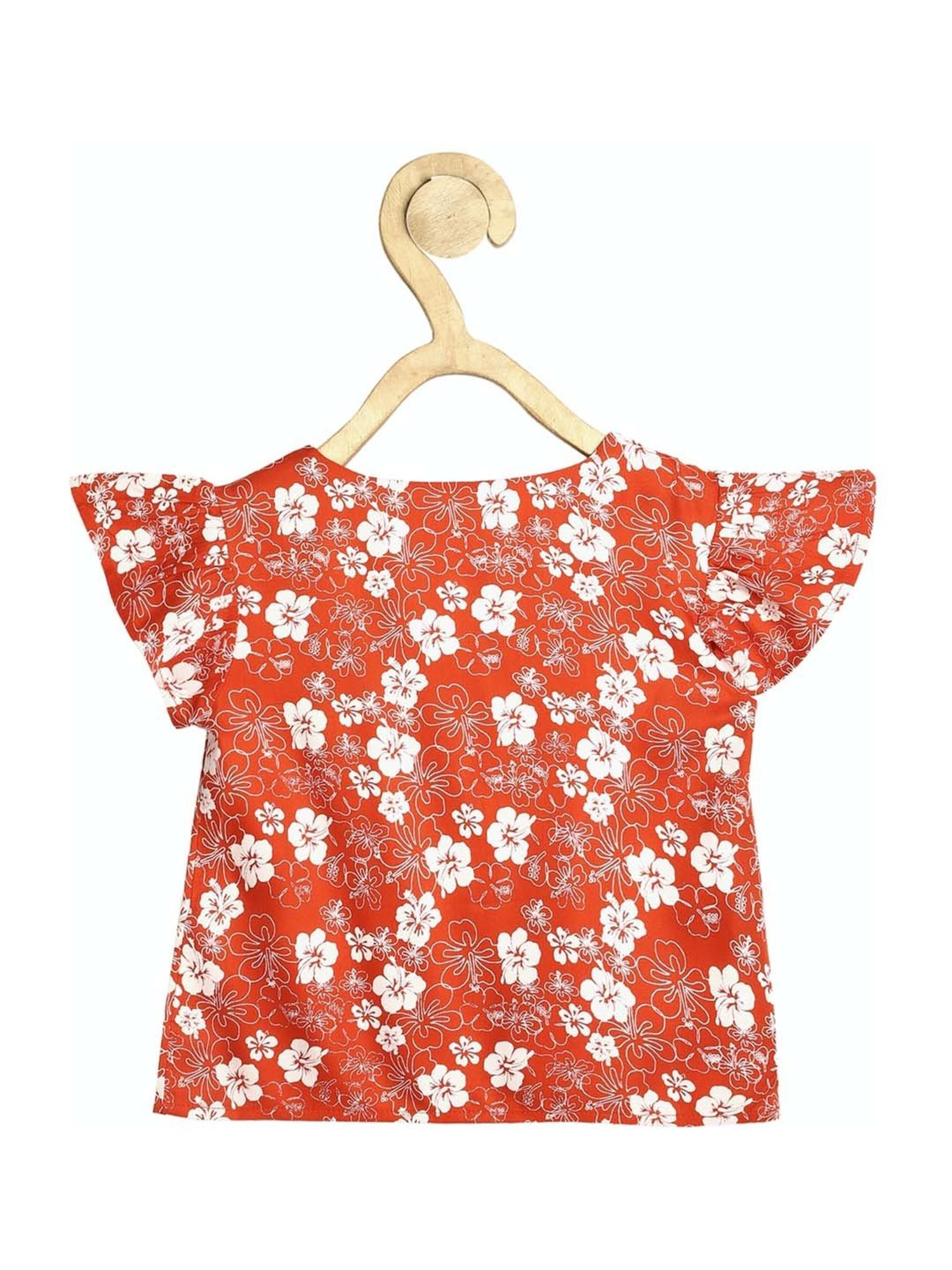 KIDS ONLY Anthracite Black Cotton Printed T-Shirt