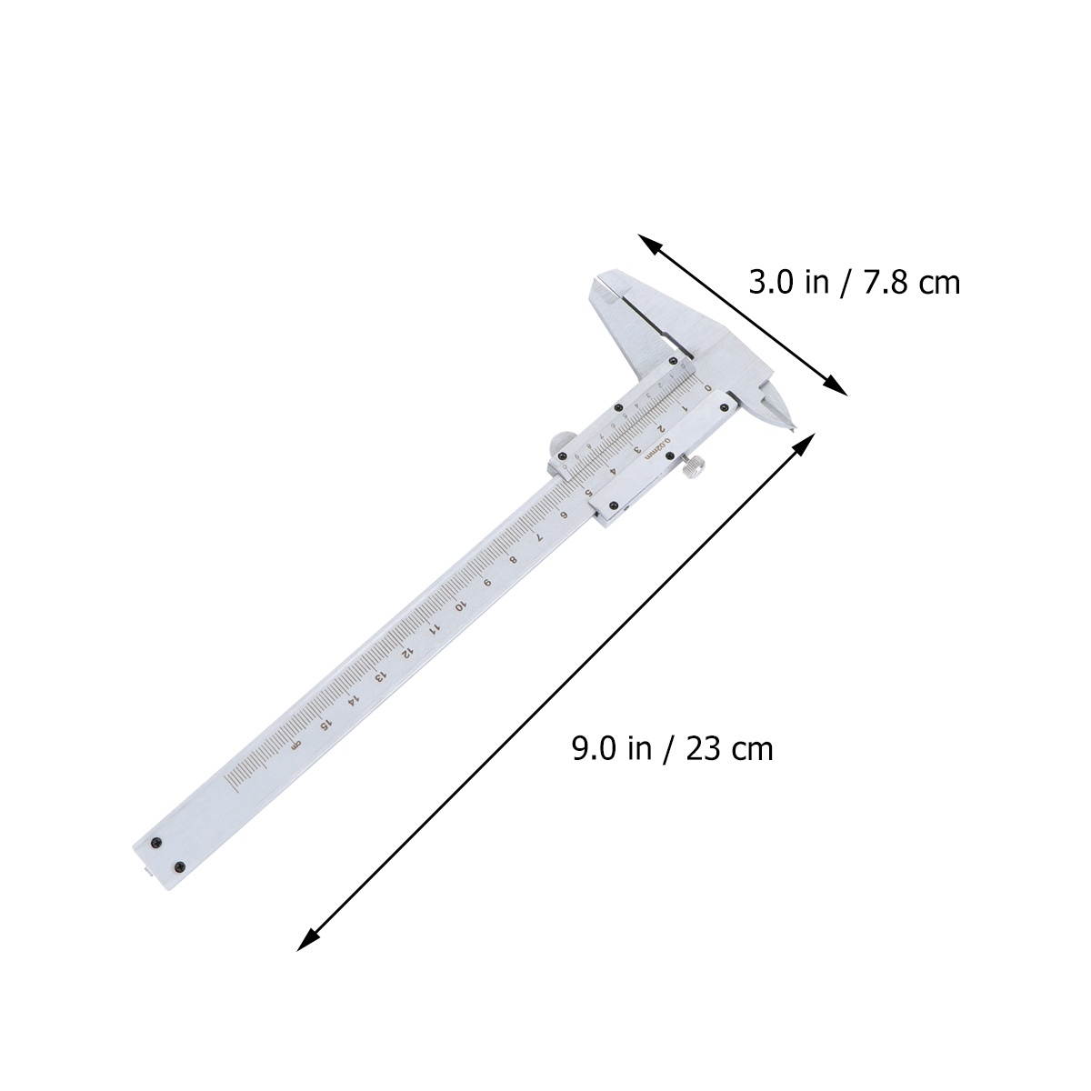 0-150mm Vernier Caliper Gauging Tool Carbon Steel Metal Vernier Caliper Gauge Calipers Micrometer Measurement Tool