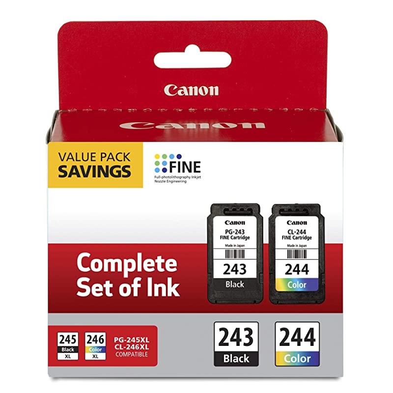 Canon PG243 CL244 Ink Multi pack Compatible to TR4520 MX492 MG2520 MG2922 TS302 and TS202 Printers