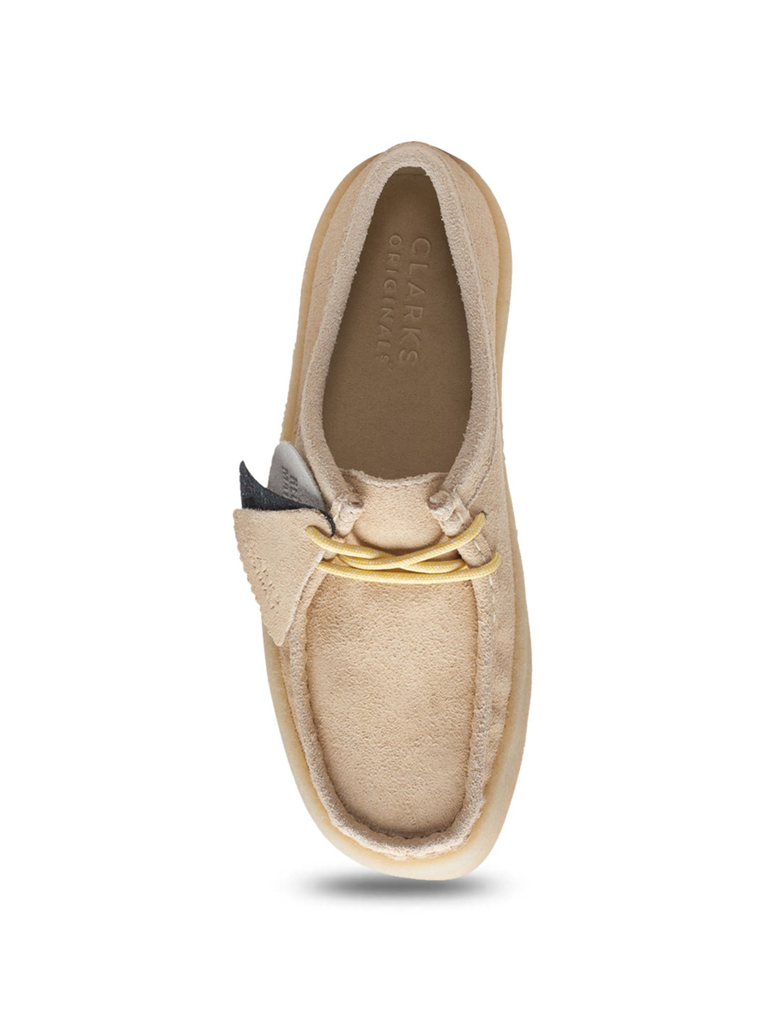 Clarks Women's Wallabee Cup Beige Derby Shoes