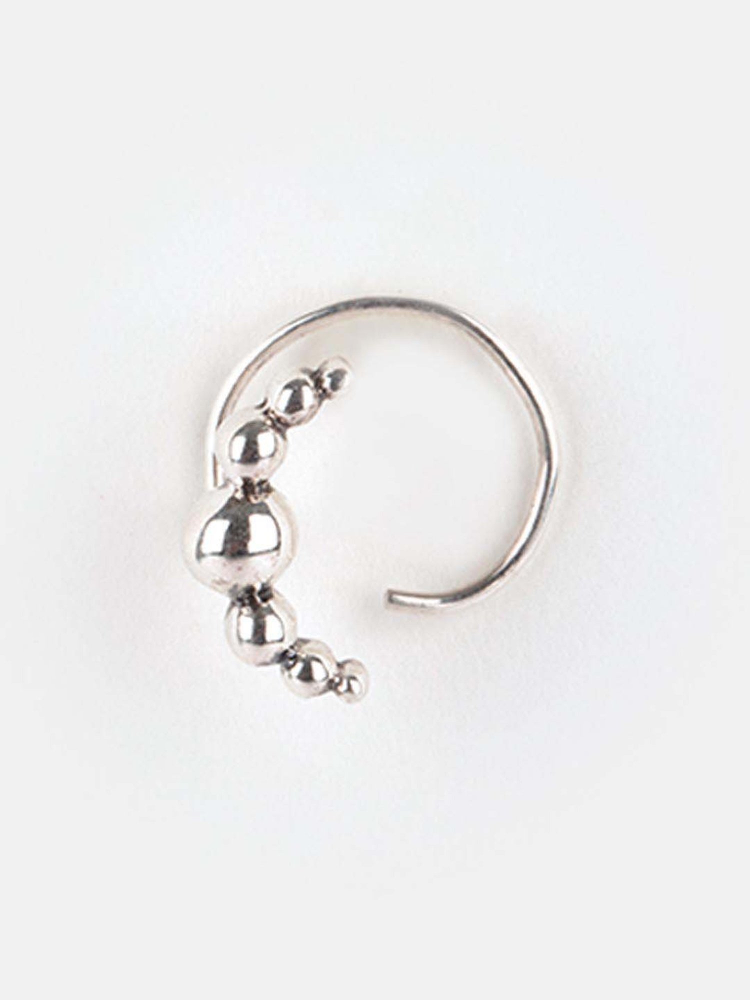 Shaya 92.5 Sterling Silver A Shooting Star Nosepin for Women