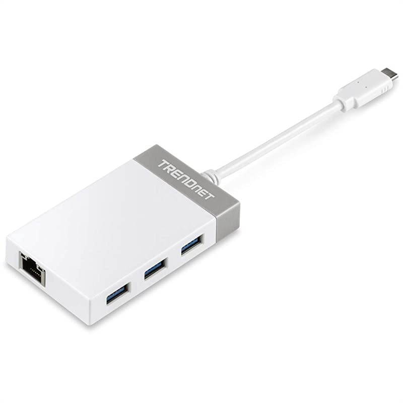 USBC to Gigabit Adapter Hub 127 cm 5 for Windows Mac OS MacBook and Surface Pro TUCETGH3