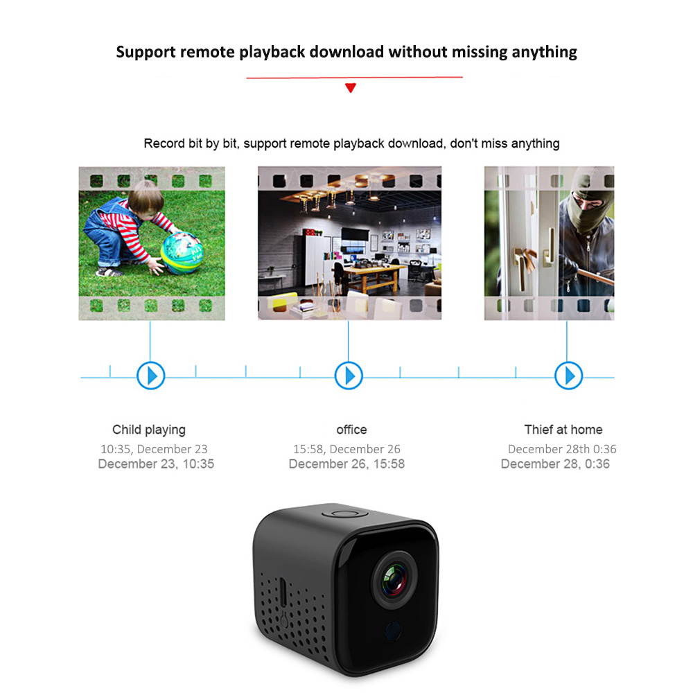 New Sports Hidden Camera Wifi Remote Cloud Storage Ultra Clear Camera Suitable For Family, Baby, Pet Monitoring