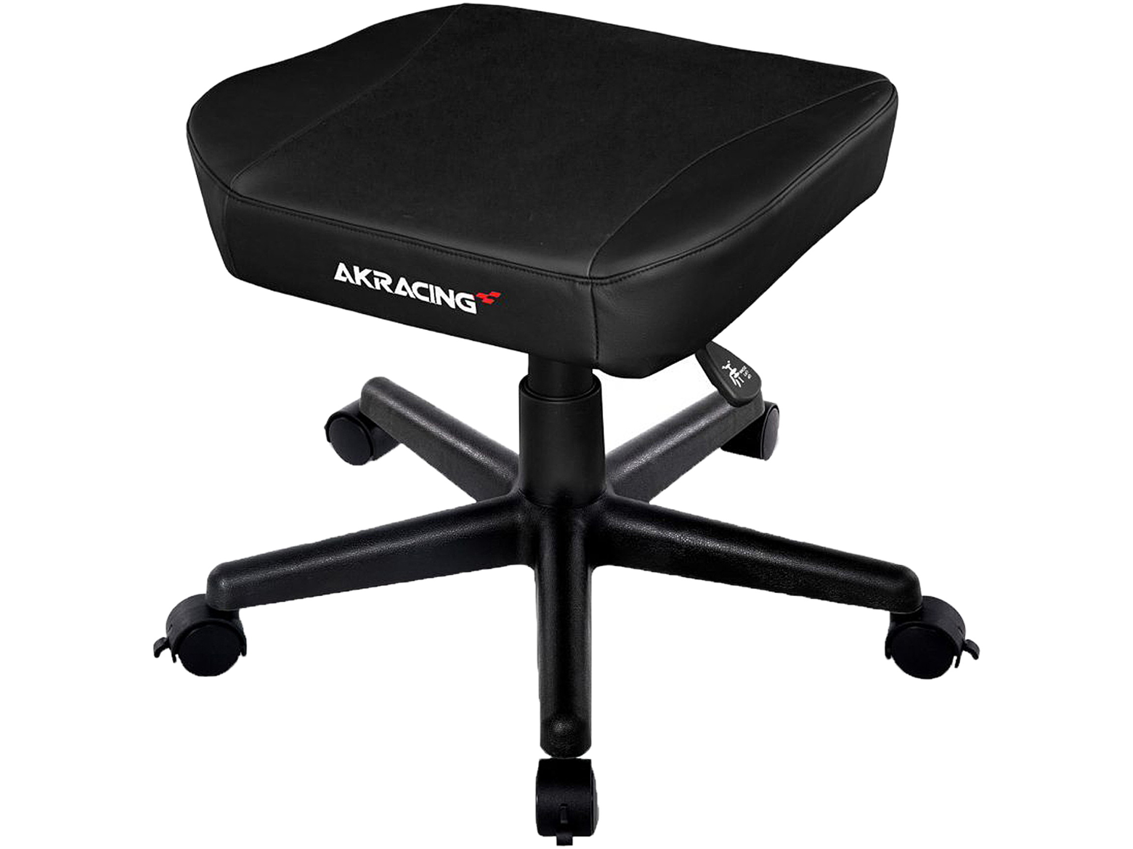 AKRacing PU Leather Sitting & Foot Stool, Black (AK-STOOL-BK)
