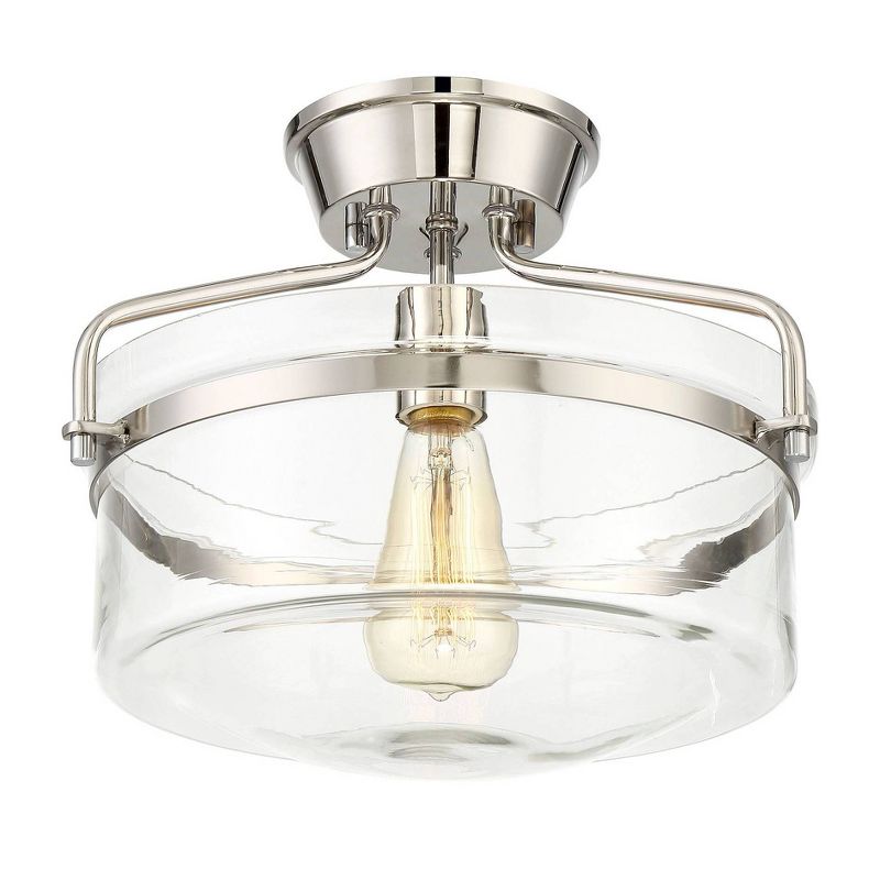 Ceiling Lights Semi-Flush Mount Polished Nickel - Aurora Lighting