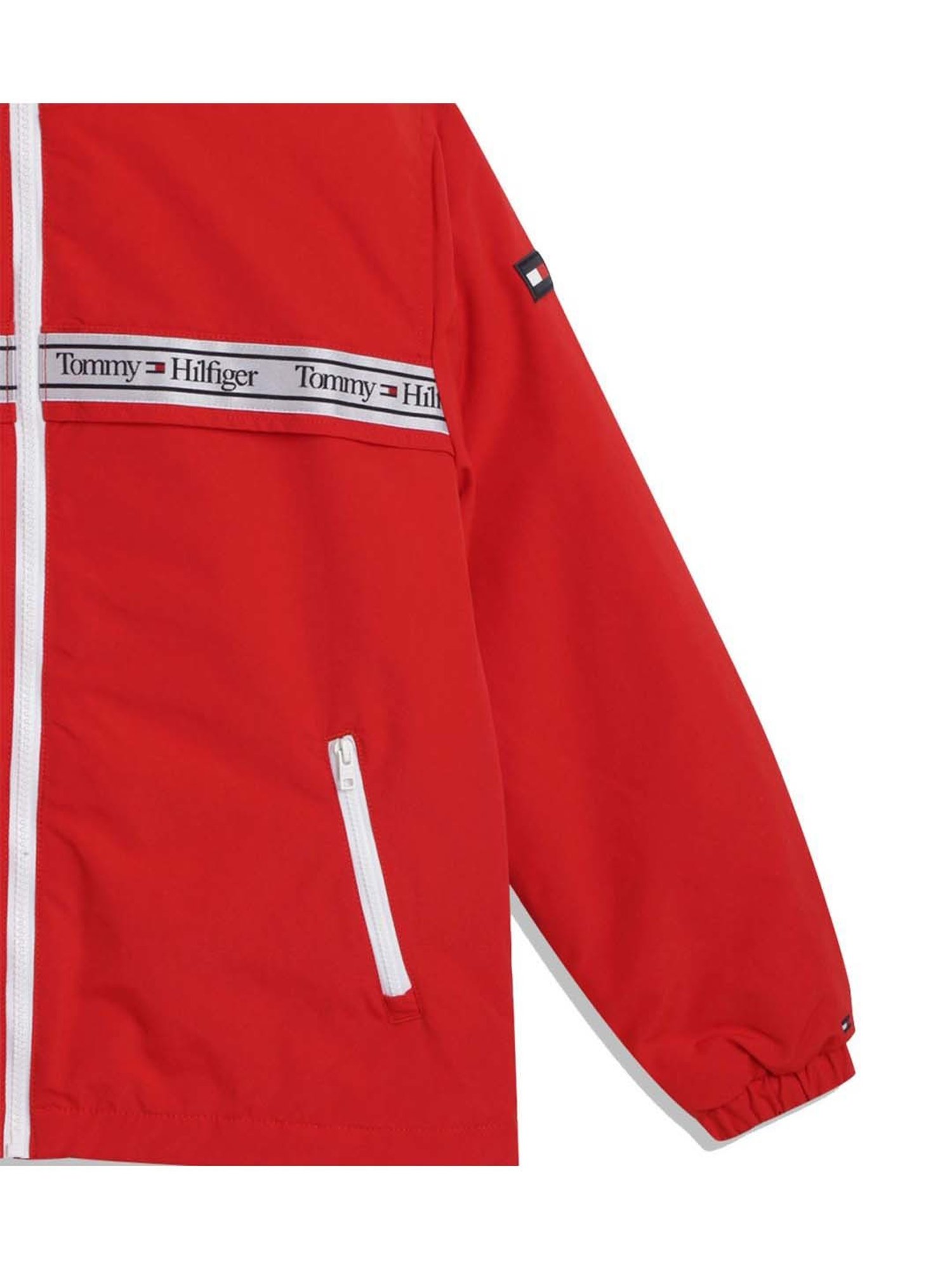 Allen Solly Junior Navy & Green Color Block Full Sleeves Jacket