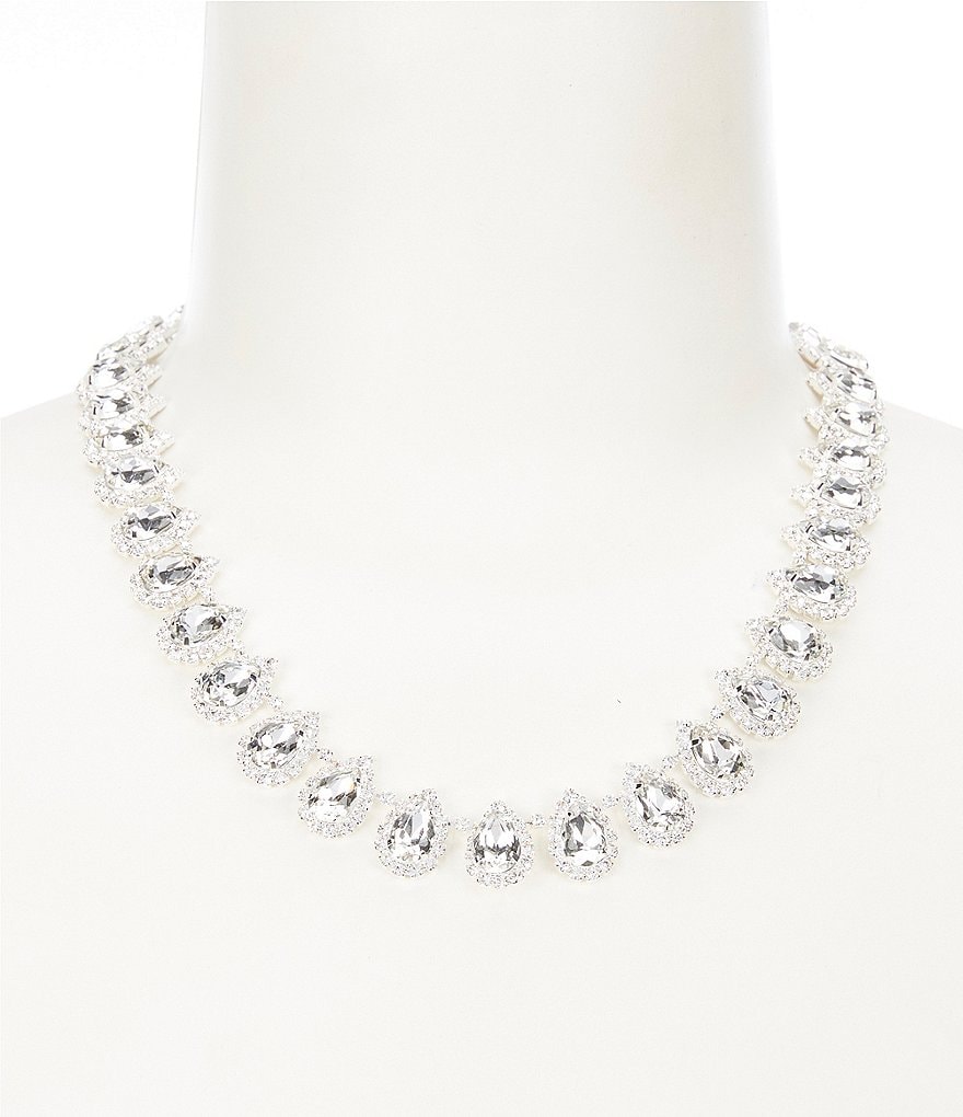 Cezanne Crystal Pears Statement Necklace