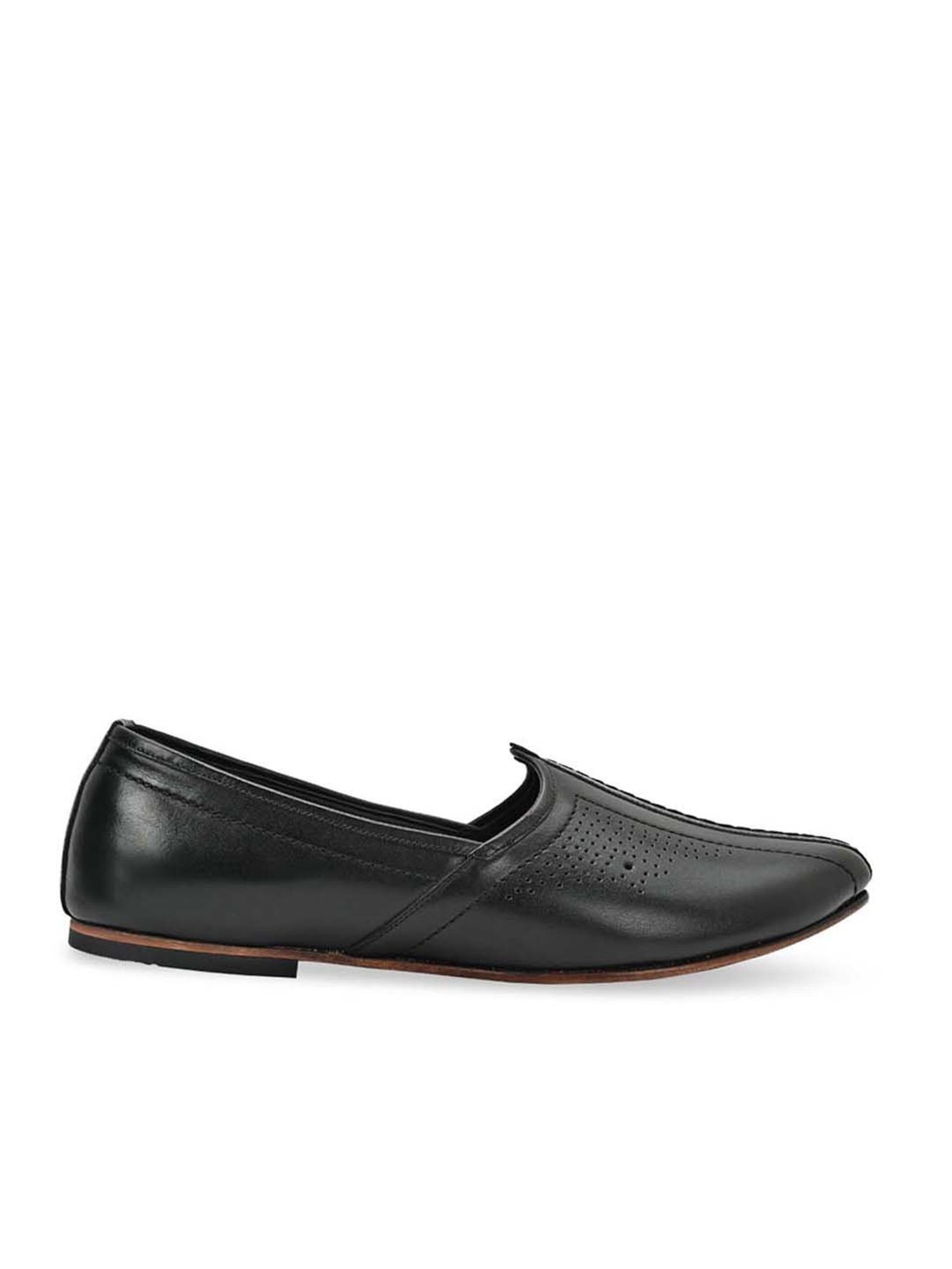 Regal Men's Black Casual Juttis