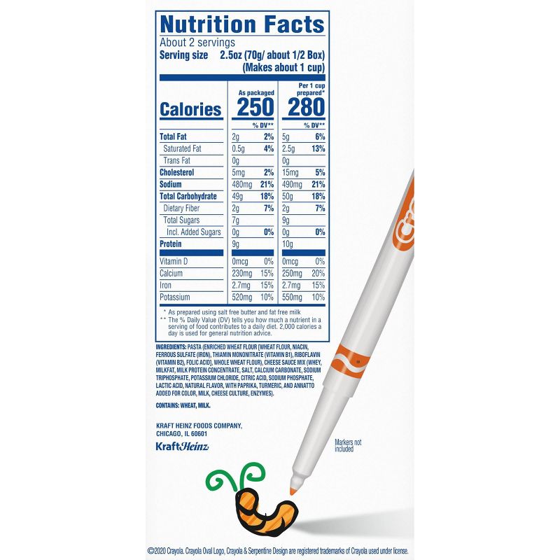 Kraft Mac & Cheese Crayola - 4pk/5.5oz