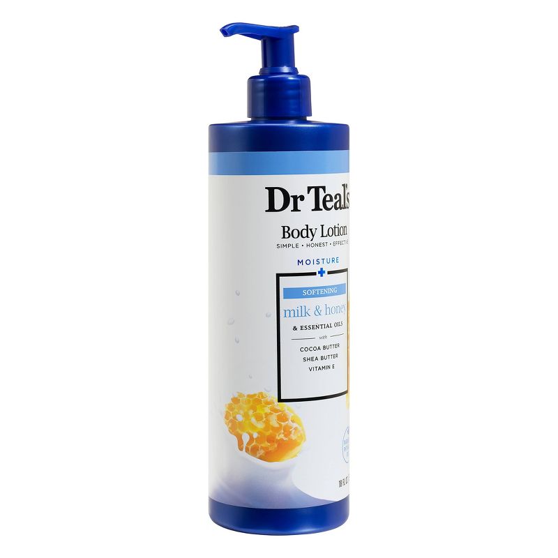 Dr Teal's Milk and Honey Body Lotion - 18 fl oz