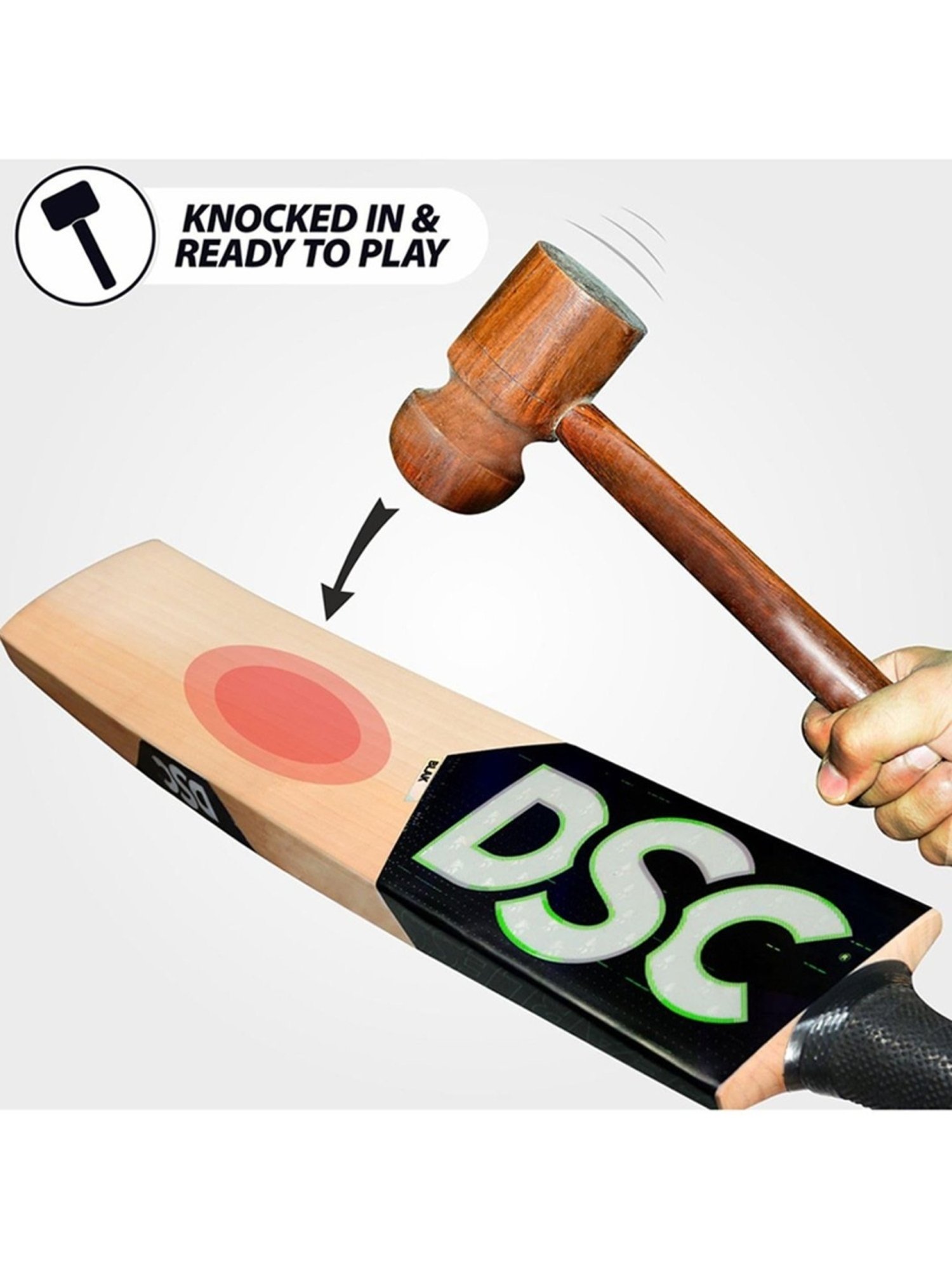 DSC BLAK 330 English Willow Cricket Bat Size - 3