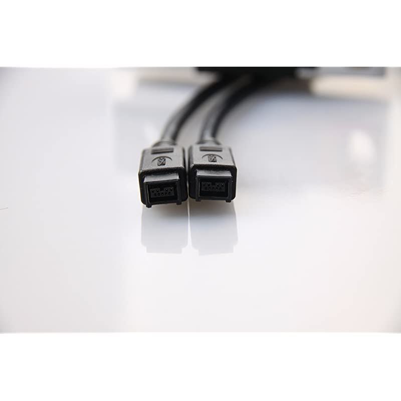 Firewire Premium Durable Cable 800 IEEE1394B 9 Pin to 9 Pin Male to Male 6 Ft 18m Black