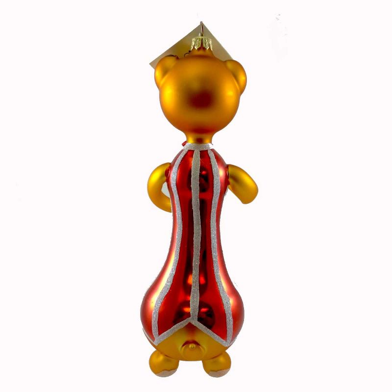 Laved Italian Ornaments Jazz Teddy Bear Saxophone Music  -  Tree Ornaments