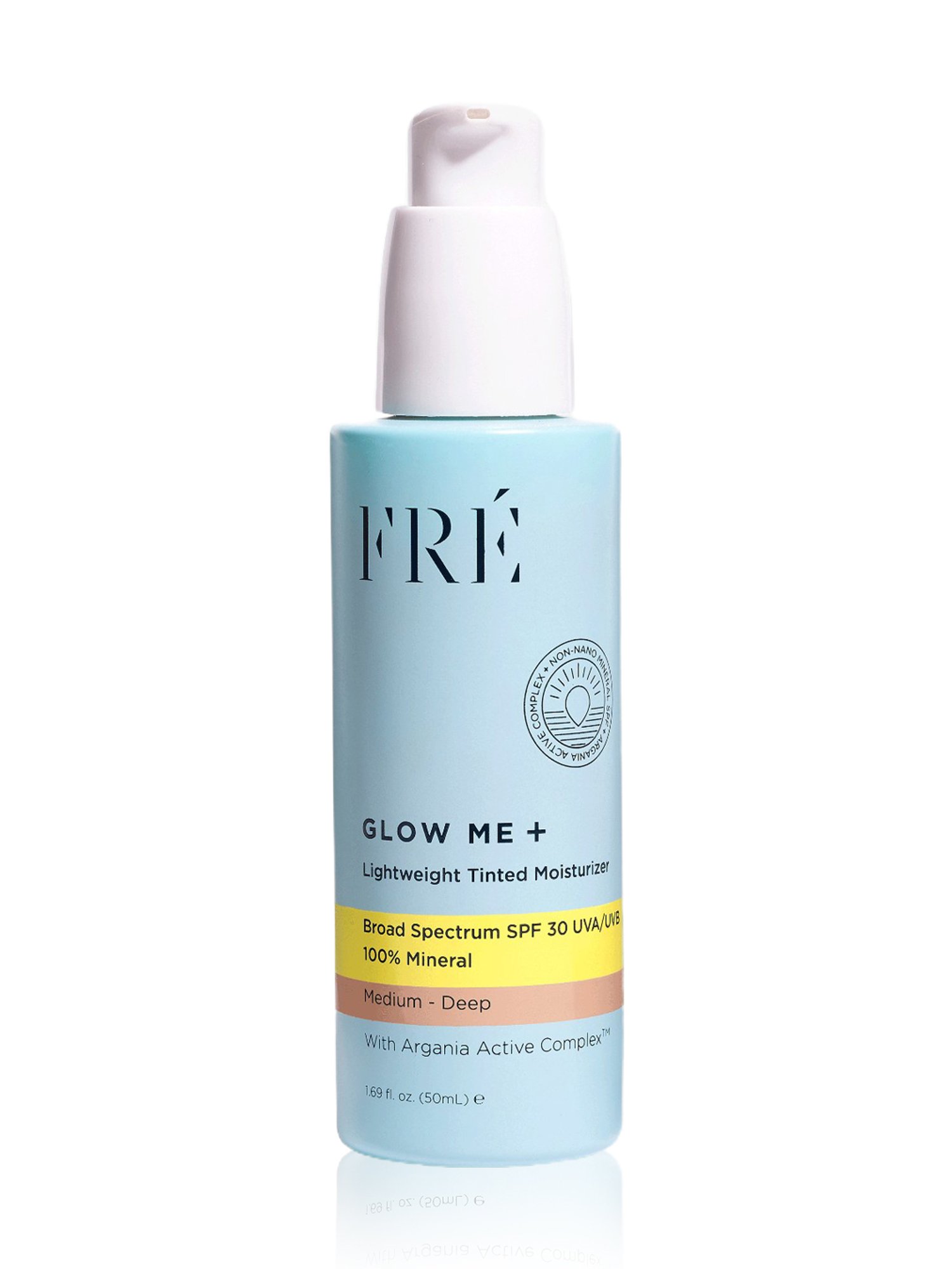 FRE Glow Me+ Lightweight Tinted Moisturizer SPF 30 (Medium-Deep) - 50 ml