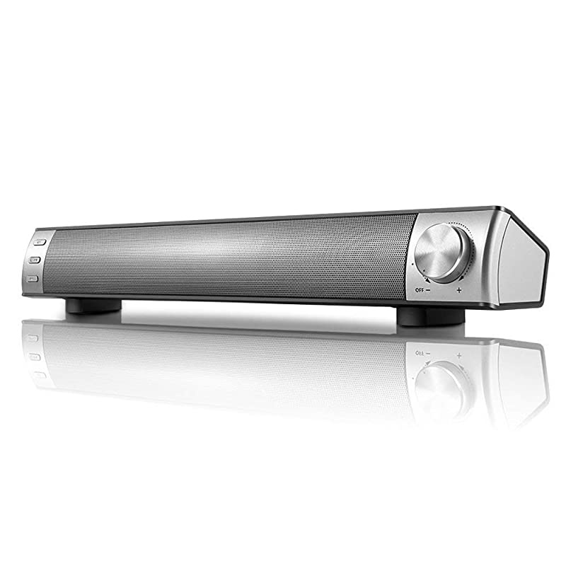 Sound BarWired and Wireless Home Theater TV Stereo Speaker 20 Channel 2 X 5W Portable Sound Bars for TVCellphoneTablet