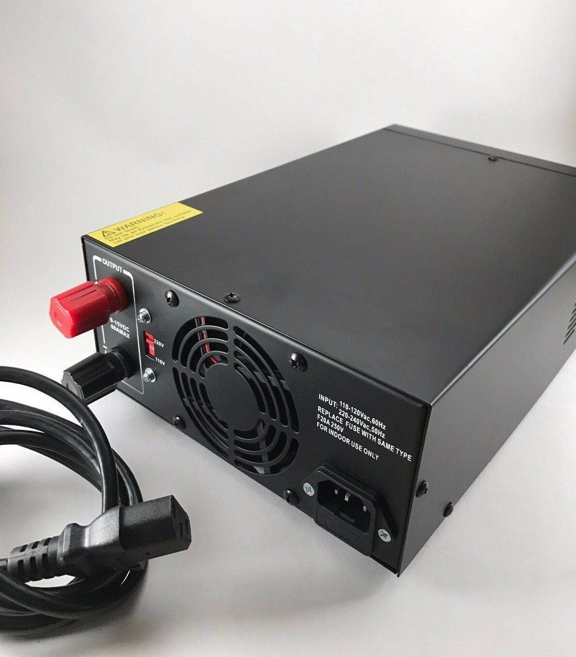 DELTA DPS60M 60 Amp 12v AC/DC Power Supply w/ Volt AMP Meter Ham CB Radio