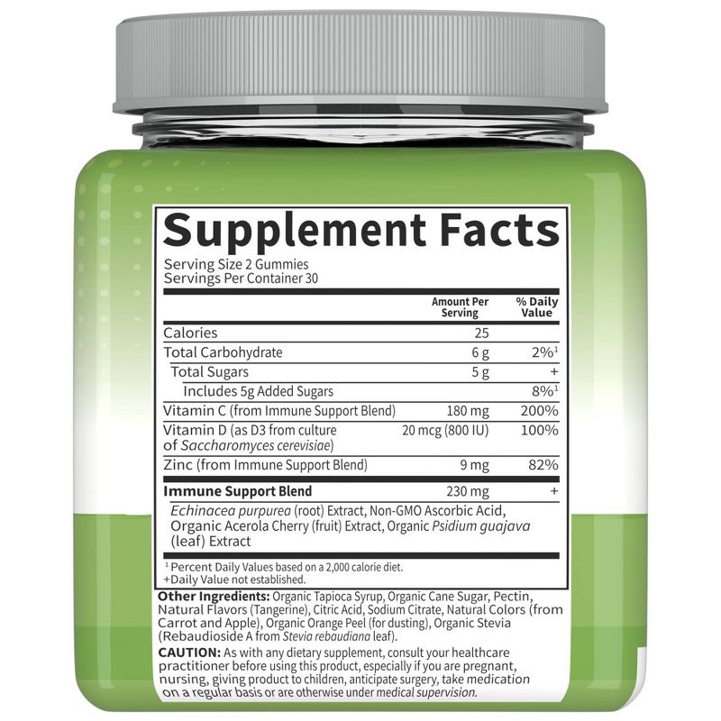 Garden of Life Dr. Formulated Adult Immune + Zinc Gummy - 60ct