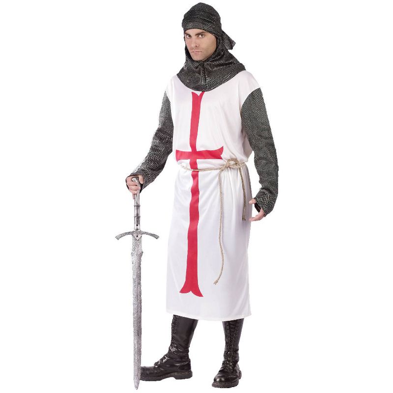 Adult Templar Knight Halloween Costume