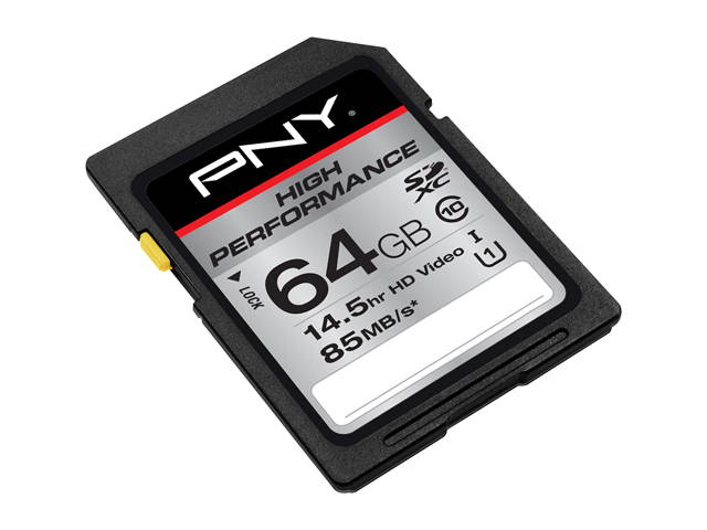 PNY 512GB Elite Performance SDXC UHS-I/U3 Class 10 Memory Card, Speed Up to 95MB/s (P-SDX512U3H-GE)