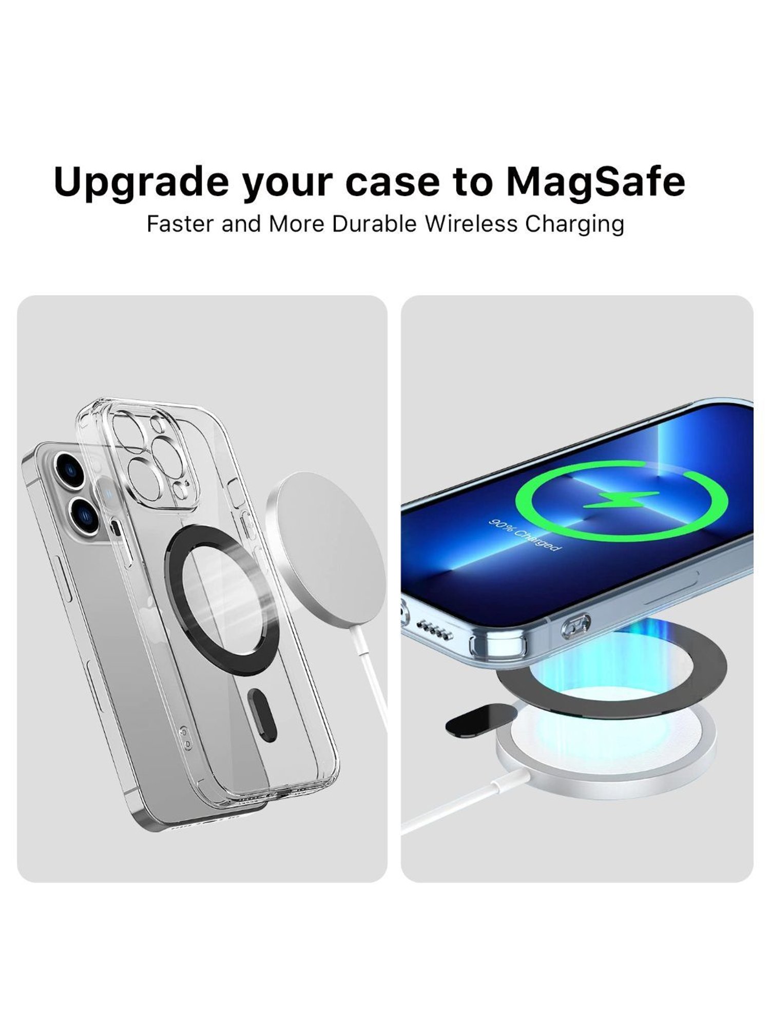 GRIPP MAGRING Magnetic Supporter for Mag-Safe Ring for All Qi Enabled Phones - Black