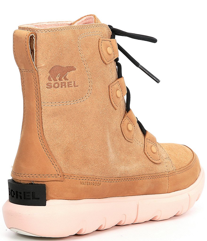 Sorel Explorer II Joan Waterproof Lace-Up Booties