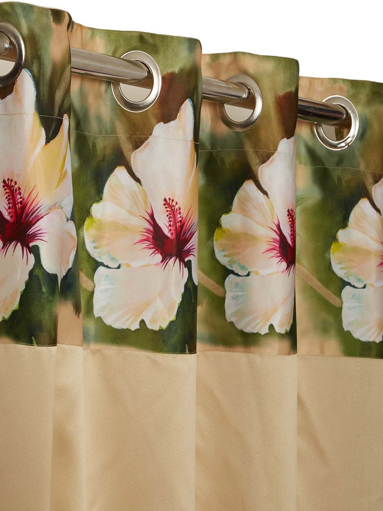 Swayam Blackout Eyelet Window Curtains - Set of 2 (5 Ft)