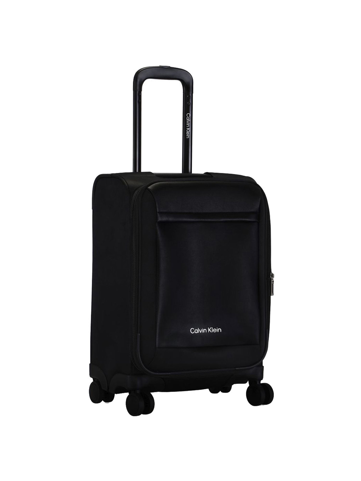 Calvin Klein Escape Black Solid Soft Cabin Trolley Bag - 54 Cms