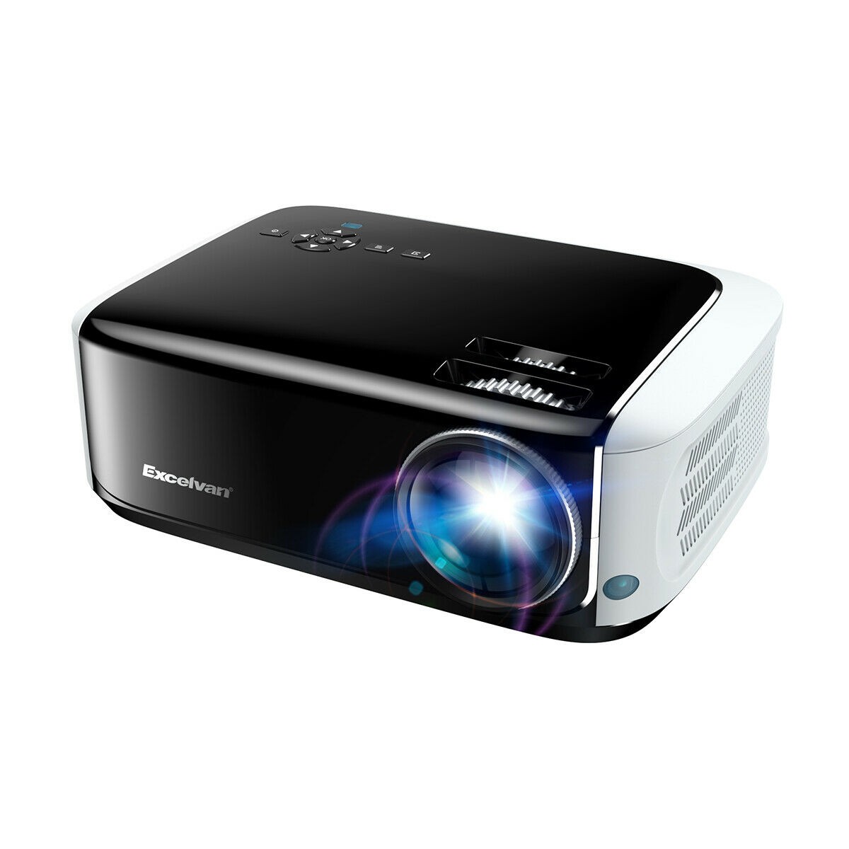 7000 Lumens Smart FHD Android Projector Wifi BT Video Home Theater USB HDMI 8GB