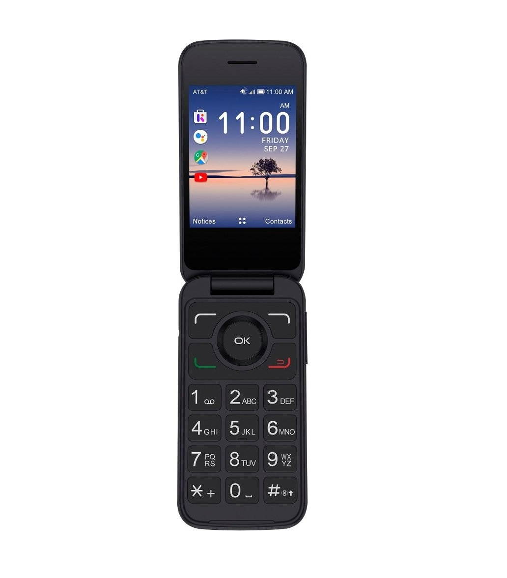 Alcatel 4052R 2.8" 4GB Memory At&t GSM SmartPhone, Black
