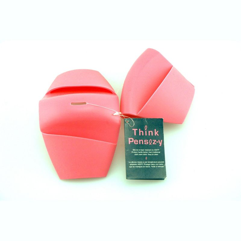 2pk Cotton Buffalo Check Oven Mitt Set Black - Design Imports