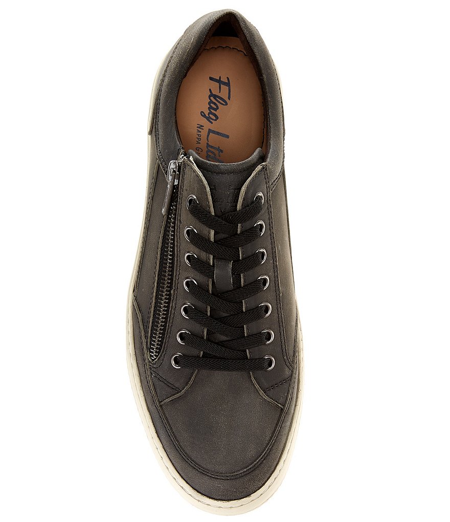 Flag LTD. Men's Vulcon Zip Lo Leather Sneakers