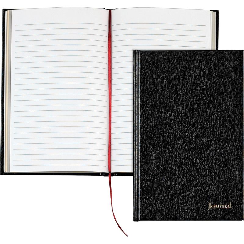 Tops Professional Journal Casebnd 80 Sheets 5"x8" Black J25558