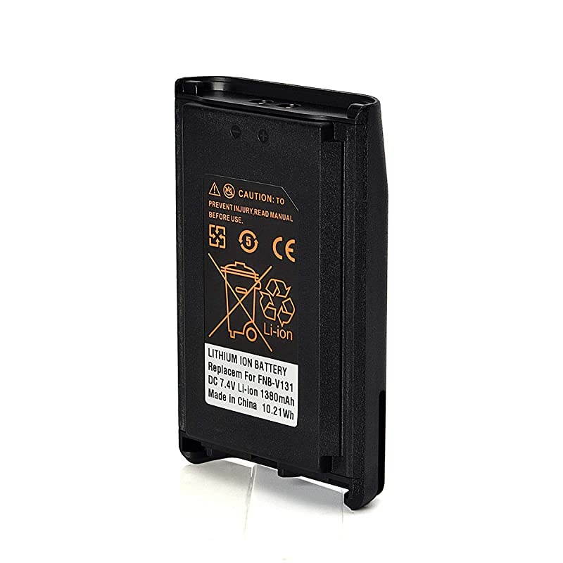 1380mAh 74V FNBV131 High Capacity LiIon Replacement Two Way Radio Battery for YAESU amp VertexStandard VX230 VX231 VX228