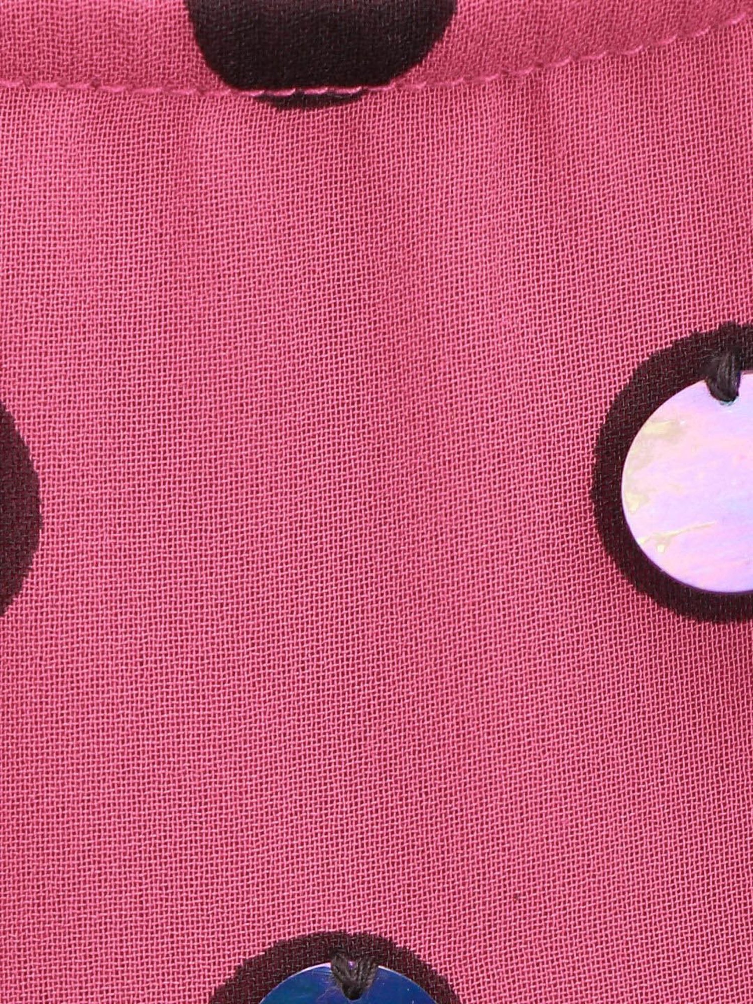 LilPicks Kids Pink & Black Printed Dress