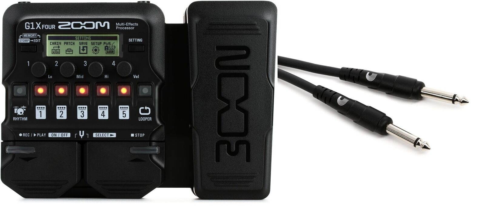 DAddario PW-CGT-20 + Zoom ZG1XFOUR Value Bundle