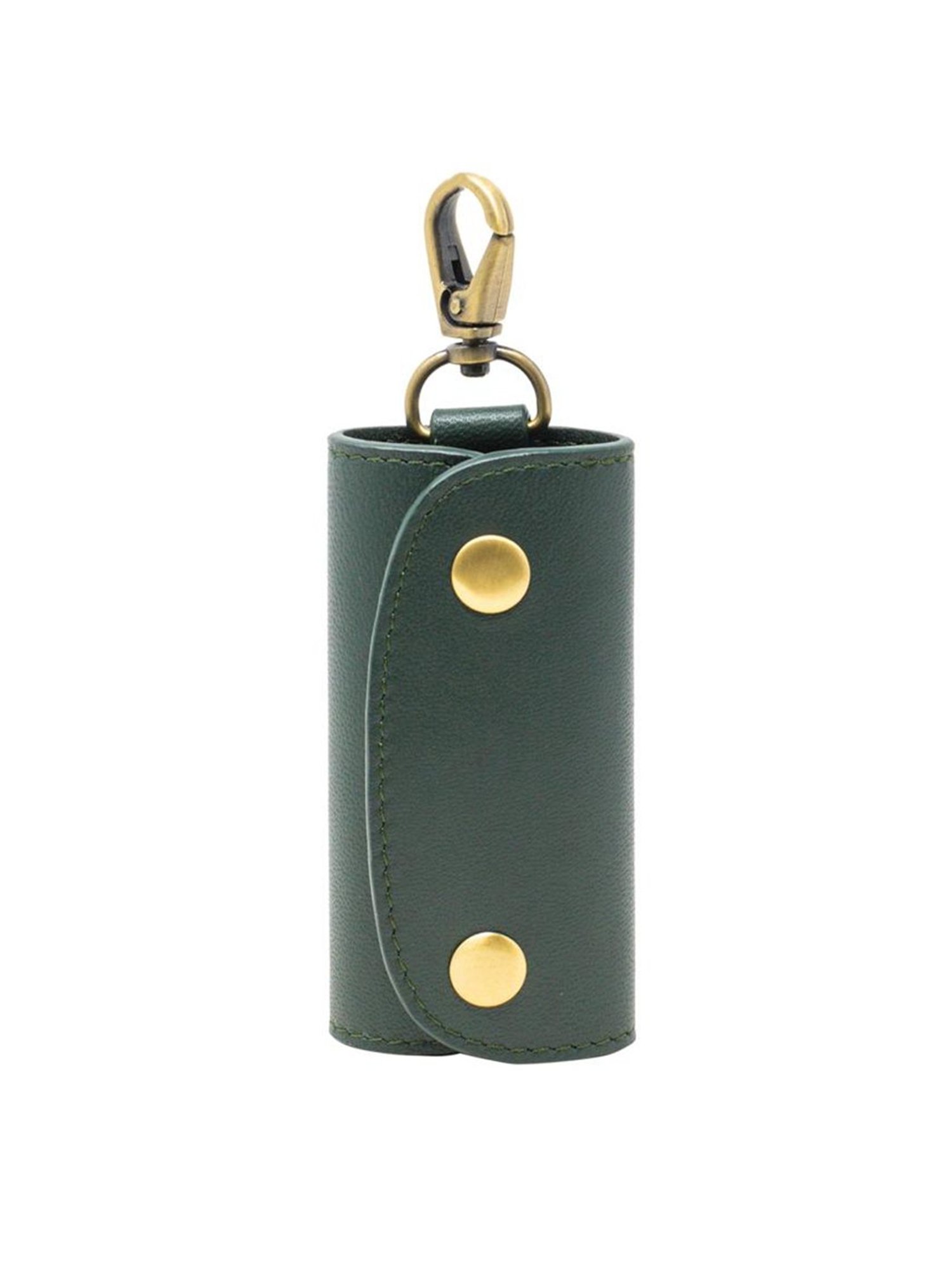 Tohl Kirov Green Casual Leather Bi-Fold Wallet,Keychain & Pen Holder Set for Men