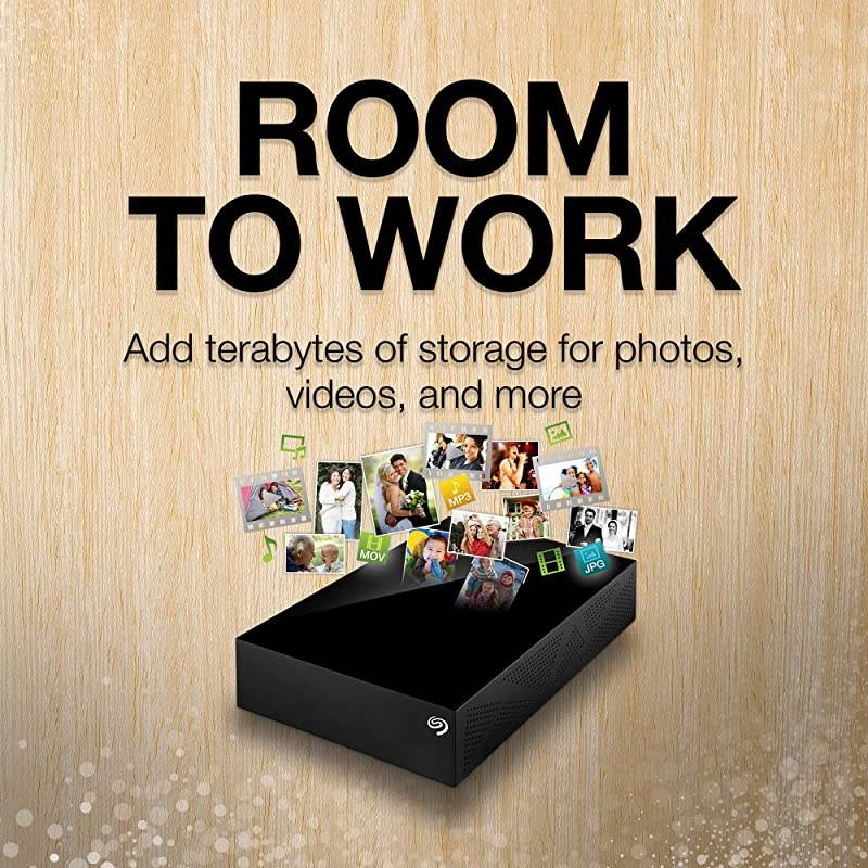 Desktop 8TB External Hard Drive HDD &ndash; USB 3.0 for PC, Laptop And Mac, 1-Year Rescue Service (STGY8000400), Black