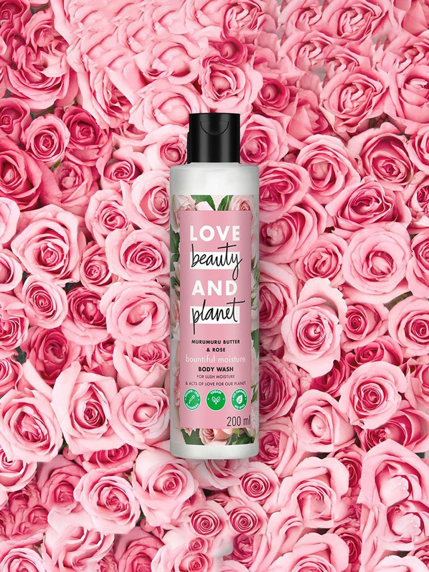 Love Beauty & Planet Murumuru Butter & Rose Bountiful Moisture Body Wash - 200 ml