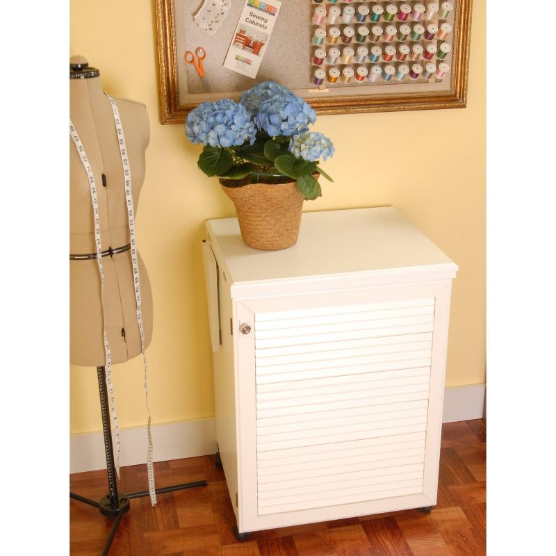 Arrow Cabinets Sewnatra Sewing Cabinet White