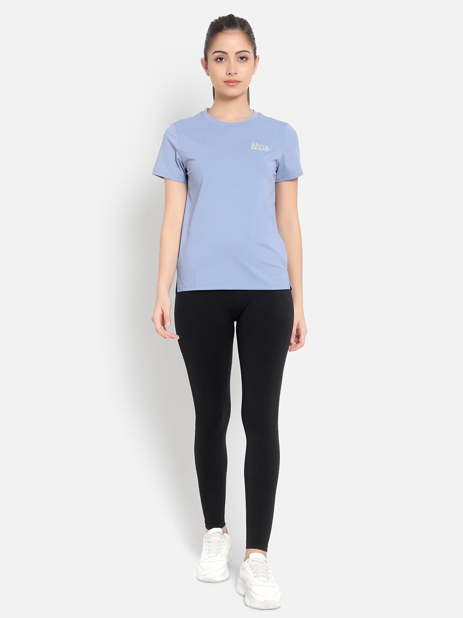 Anta Blue Regular Fit Sports T-Shirt